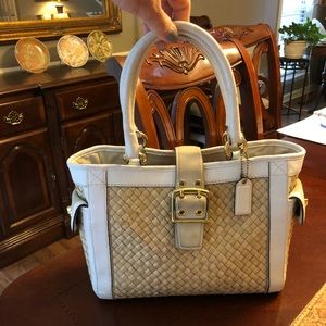 Coach Straw Summer Tote